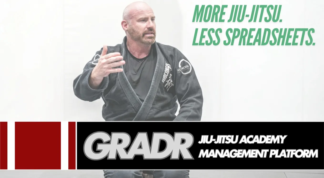 GRADR jiu-jitsu academy management platform